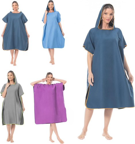 Accappatoio poncho asciugamano - poncho,